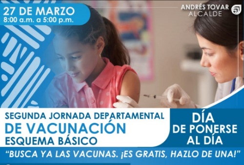 Madrid se une a la Jornada Departamental de Vacunación – Esquema Básico