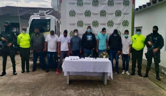 Desarticulado grupo de delincuencia común organizado «Los Piquiña» en Cundinamarca.