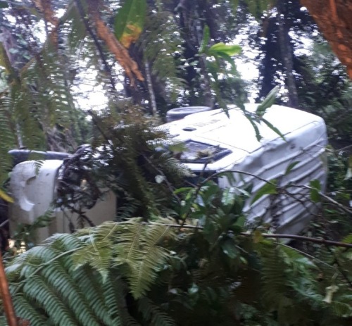 Mal estado de una vía rural en la Vega (Cundinamarca) habría provocado accidente de tránsito.