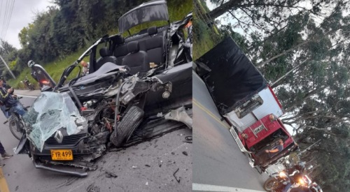 Grave accidente de tránsito en la vía Facatativá – El Rosal.