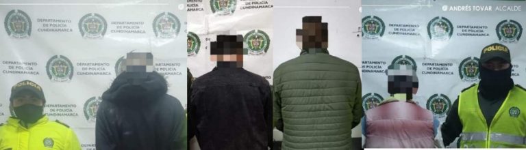 Autoridades de Madrid capturaron 4 personas por diferentes delitos.