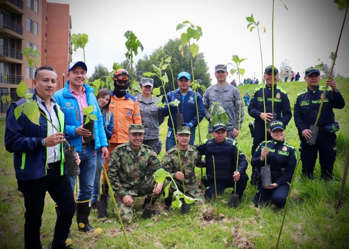 Con una Jornada de reforestación se conmemoró el Día Mundial del Agua en Madrid, Cundinamarca