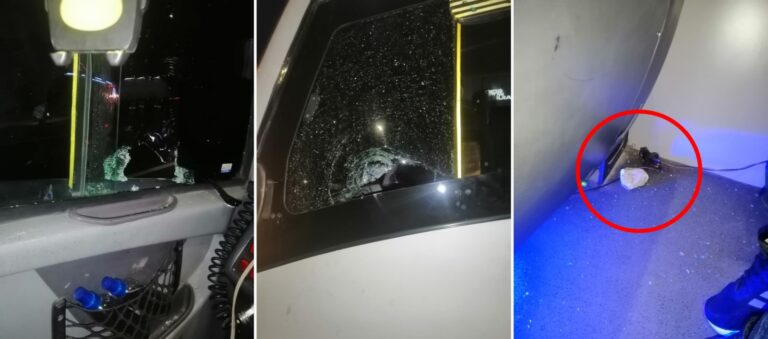Nueva modalidad de atraco en busetas entre Bogotá y Facatativá: Delincuentes lanzan objetos contundentes para detener vehículos