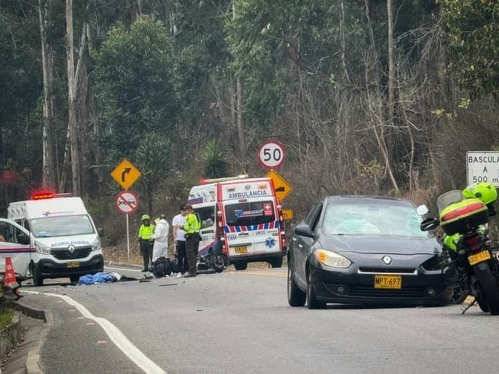 Trágico accidente en vía Bogotá-Villavicencio: Motociclista pierde la vida