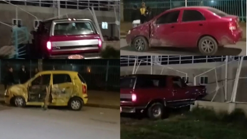 Choque múltiple en Madrid, Cundinamarca: Conductor al parecer en estado de embriaguez causa accidente