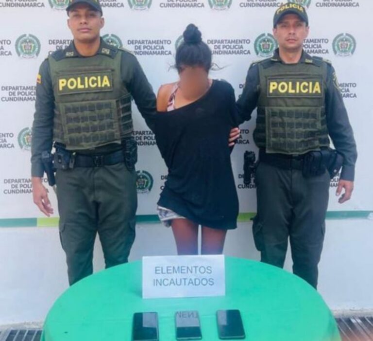 Capturada en Flandes (Tolima) alias «La Flaca» por hurto; varios celulares fueron recuperados