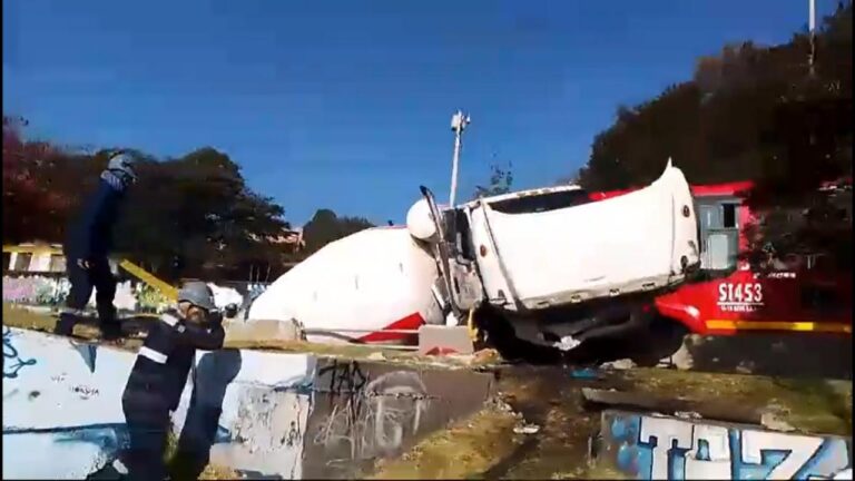 Accidente en Suba: Camión mezclador sin frenos deja alrededor de 50 heridos