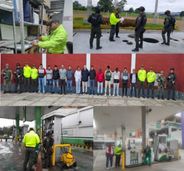 En Sabana de Occidente cayó la banda “BODEGAS” dedicada al hurto de combustibles para comercializarlo en estaciones de servicio