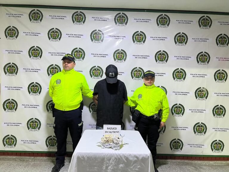 Capturado joven de 19 años con más de un kilo de estupefacientes en Facatativá
