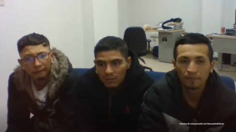 Asegurados tres presuntos extorsionistas de un comerciante de Soacha, Cundinamarca.