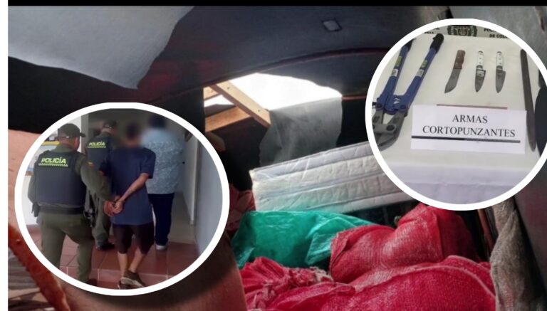 ¡Atraco en movimiento! Policía captura a banda que robaba camiones en plena vía