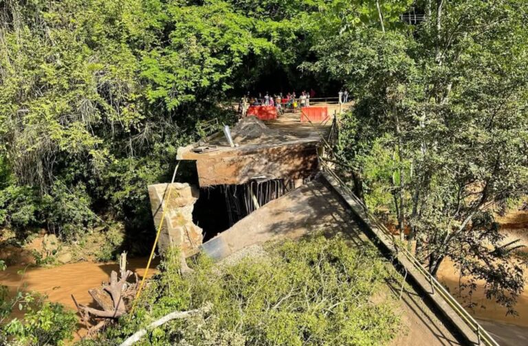 Colapso del puente Tambores en Nilo: Gobernación trabaja en soluciones inmediatas