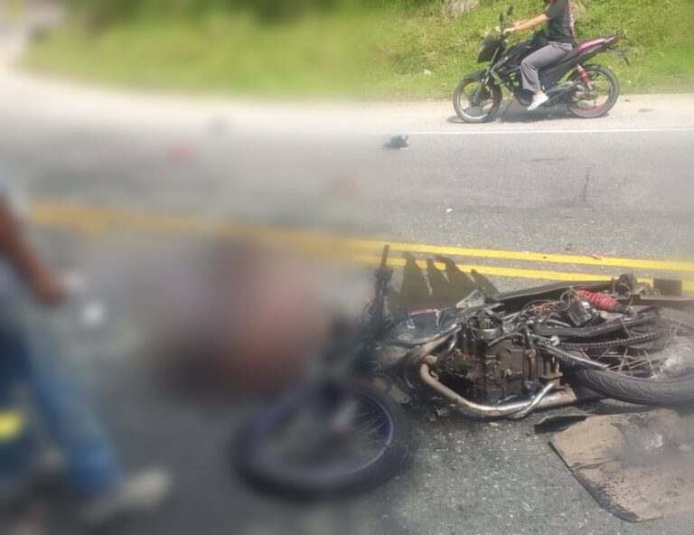 Trágico accidente entre Sasaima y Villeta: dos jóvenes murieron tras choque de moto contra tractocamión