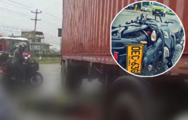 Mujer fallece en accidente de tránsito en Funza y causa monumental trancón