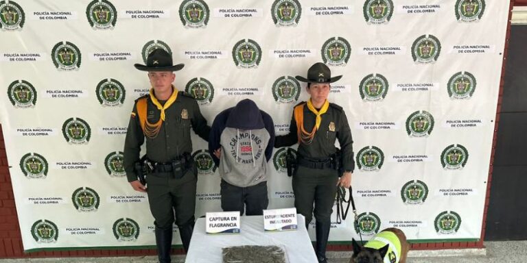 Capturado en Facatativá con marihuana durante control a bus intermunicipal