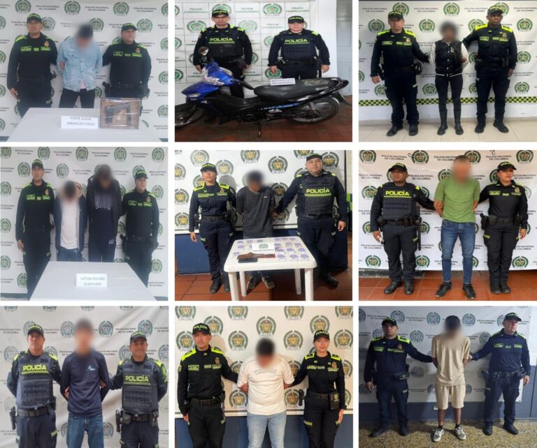 Capturan a 41 personas durante el puente festivo en Cundinamarca