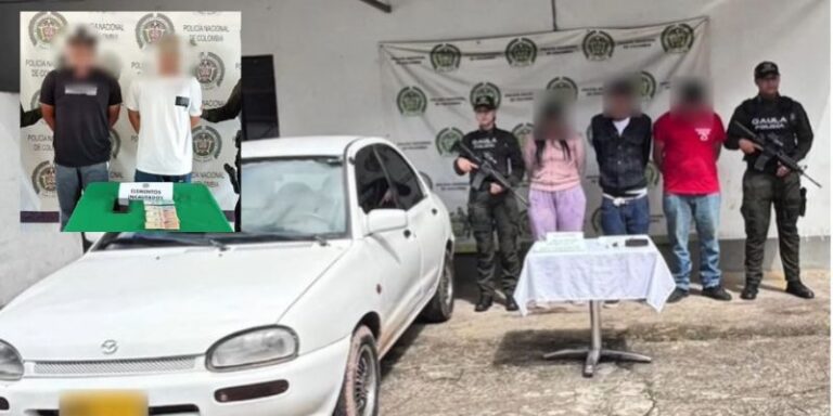 Caen dos bandas dedicadas a la extorsión en Fusagasugá y Girardot