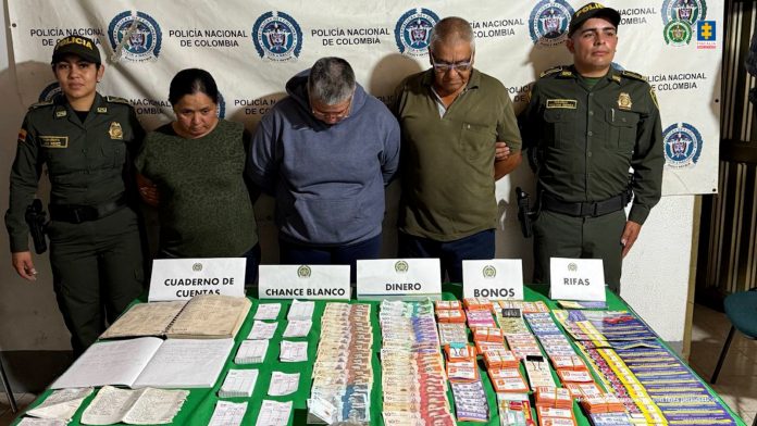 Desmantelan red ilegal de chance y rifas en Guaduas: ganancias superarían los $600 millones al año