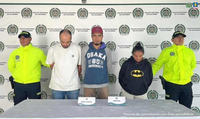 Aseguran a tres presuntos integrantes de red criminal señalada de homicidios en Soacha