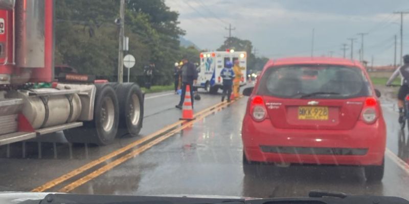 Motociclista fallece en accidente de tránsito en la vía Chía–Cota