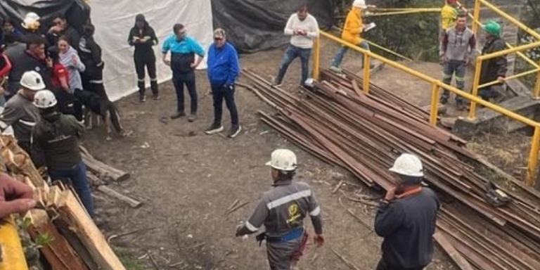 Seis trabajadores murieron tras quedar atrapados en una mina de Cucunubá