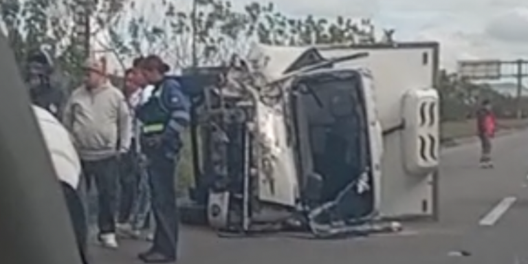 Accidente de tránsito se registra en la variante Madrid–Facatativá