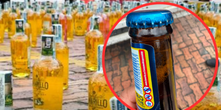 ¡Ojo con la cerveza que compra! Hallan más de 3.300 unidades reenvasadas clandestinamente en Soacha