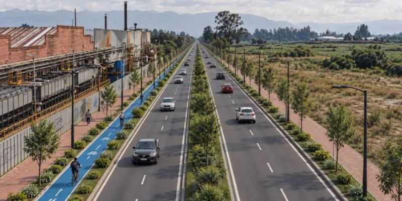 ¿Adiós a los trancones por las calles 13 y 80? Funza estudia una nueva vía hacia Bogotá